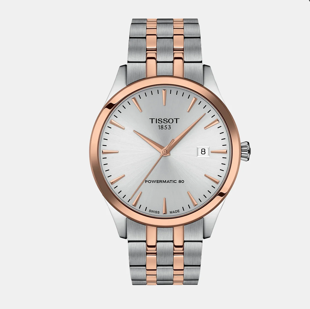 Classic Dream Men Automatic Silver Dial Analog Stainless Steel Watch T1584072203101