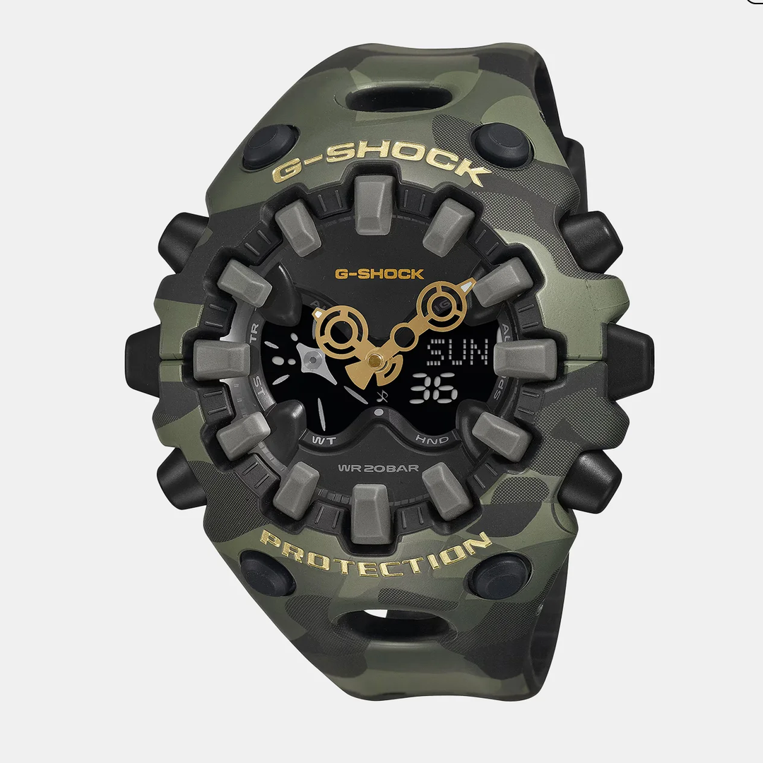 G-Shock Men Quartz Green Dial Analog-Digital Resin Watch G1807