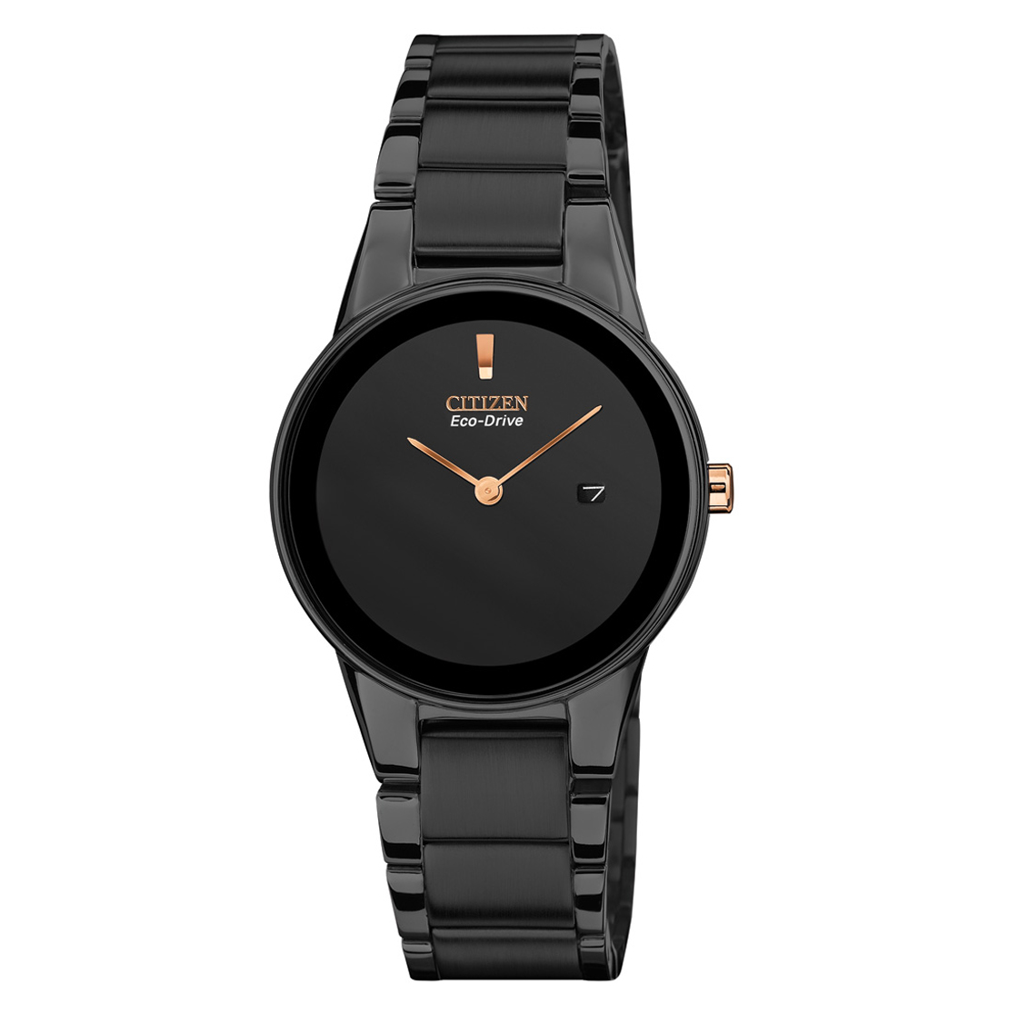 Citizen Eco-Drive Ladies Watch Black Dial - GA1055-57F