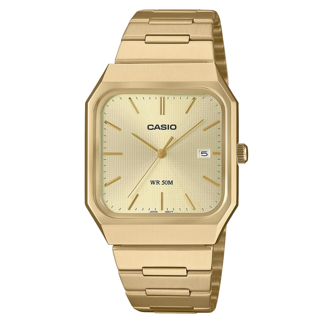 Casio Enticer Men MTP-B185G-9AVDF Analog Gold Dial Men (A2470)