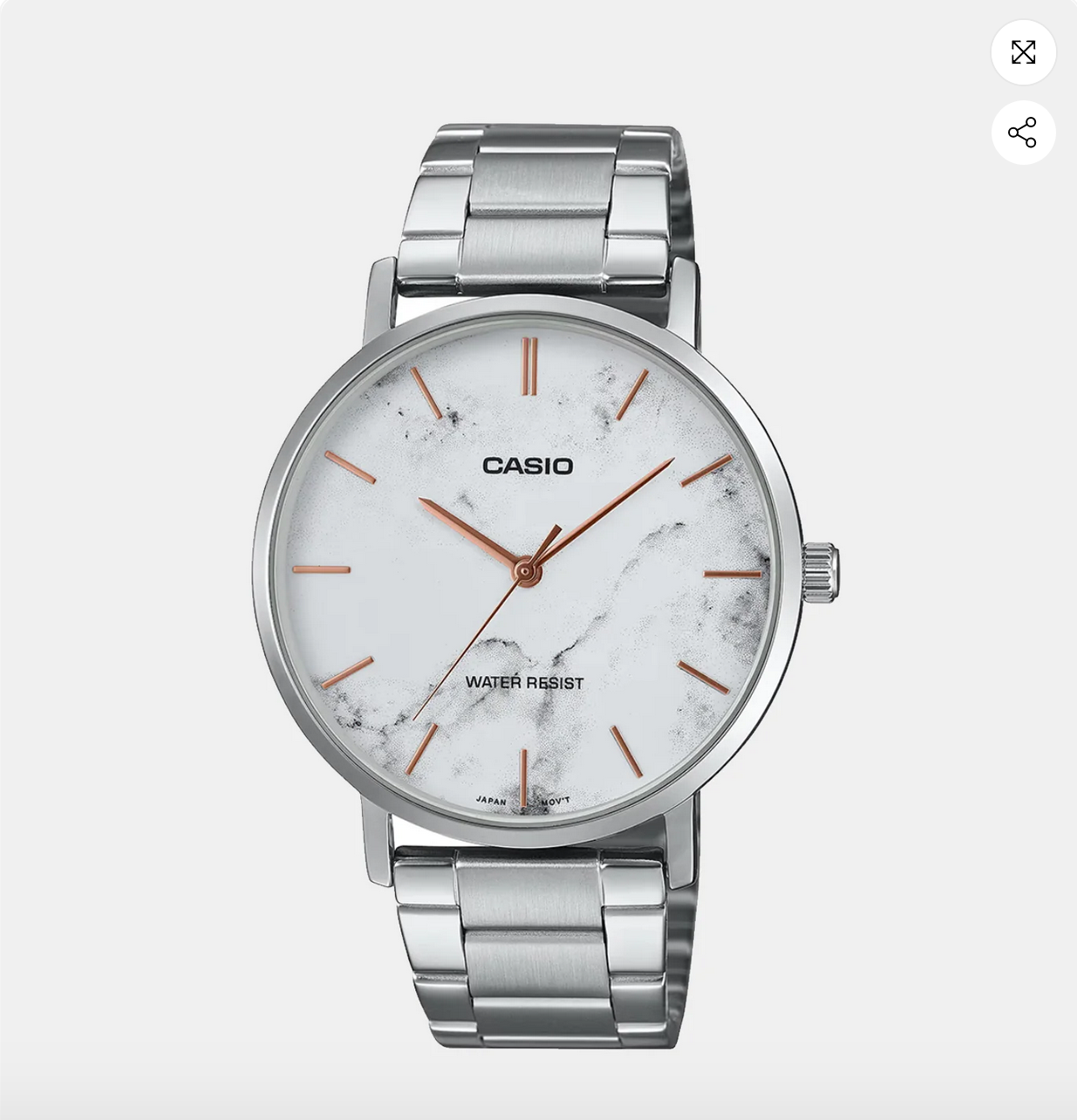 Enticer Men Quartz White Dial Analog Stainless Steel Watch MTP-VT01DM-7AUDF