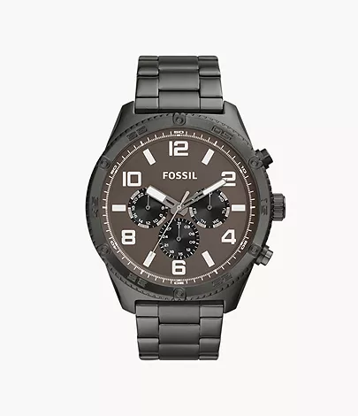 Brox Multifunction Smoke Stainless Steel Watch