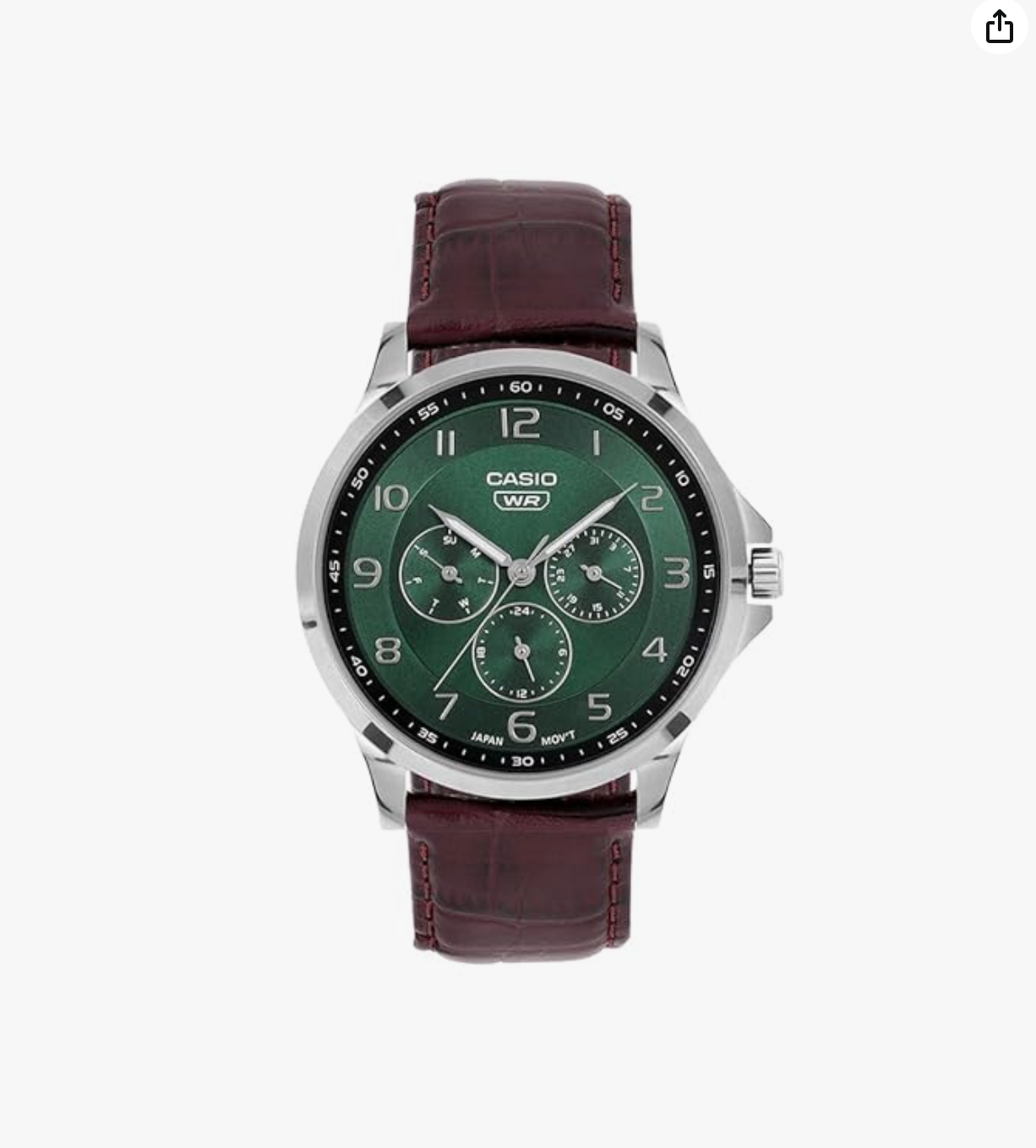 Casio Enticer Men MTP-SN2KL-3A Analog Brown Dial Men