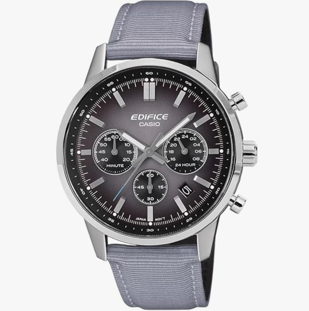 Casio Edifice EFR-575C-8ADF Analog Grey Watch Men (ED694)