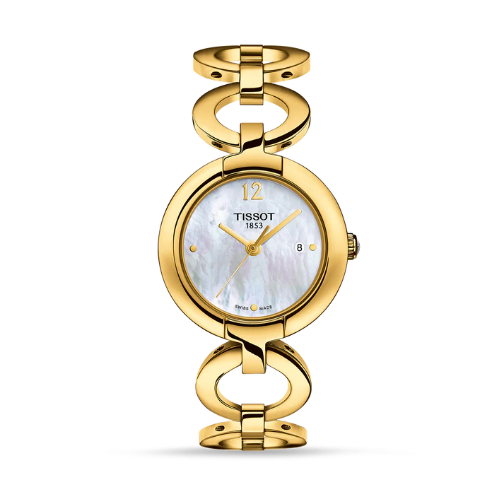 Tissot Pinky Mother of Pearl Dial Ladies Watch