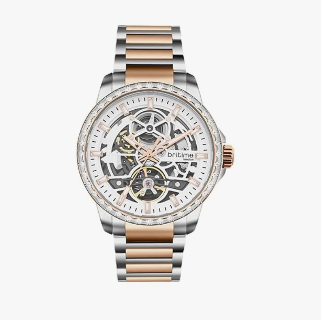 Vantor Men Automatic Silver Dial Analog Metal Watch 585-M30305