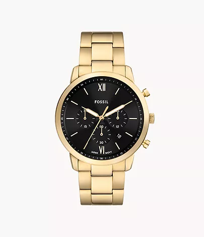 Neutra Chronograph Gold-Tone Stainless Steel Watch