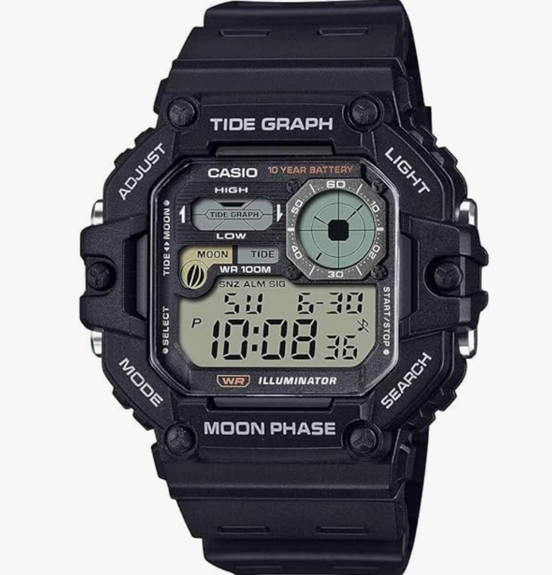 Casio Youth Digital Black Dial Men WS-1700H-1AVDF