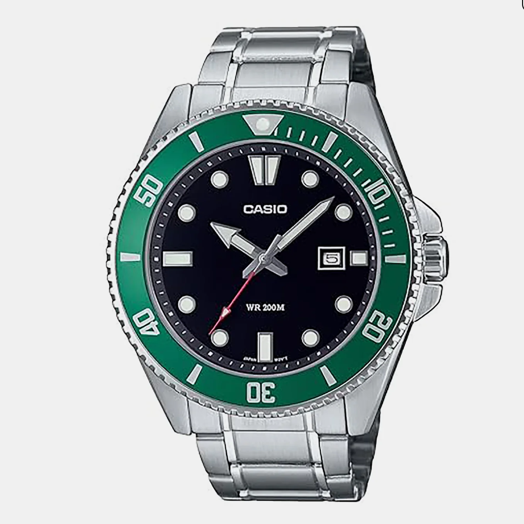 Enticer Men Quartz Black Dial Analog Stainless Steel Watch A2192