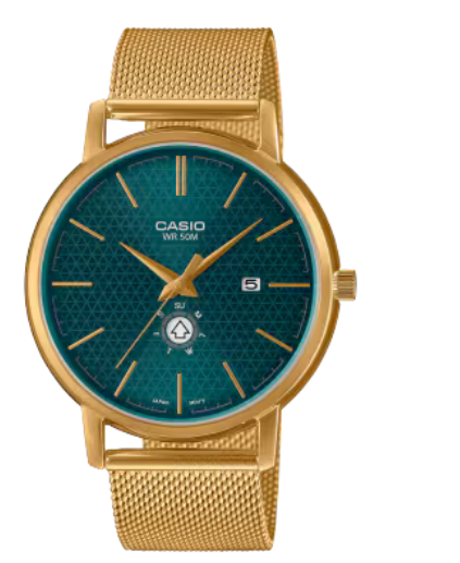 Enticer Men's Analog Stainless Steel Watch - MTP-B125MG-3AVDF