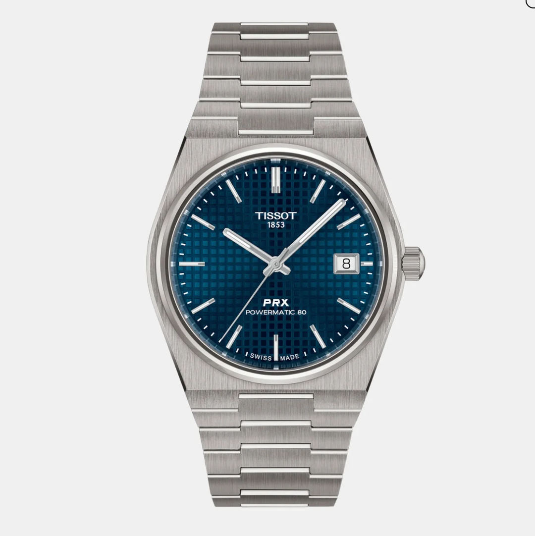 PRX Men Automatic Blue Dial Analog Titanium Watch T1378074404100