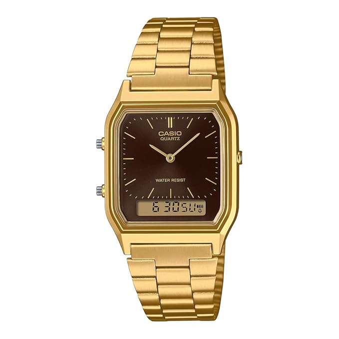 Casio Vintage AQ-230GA-5AMQYDF Analog-Digital Brown Dial Unisex watch