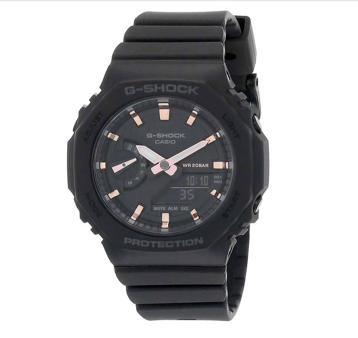G-SHOCK Women Black Dial Resin Strap Analog-Digital Watch - For Women -GMA-S2100-1ADR