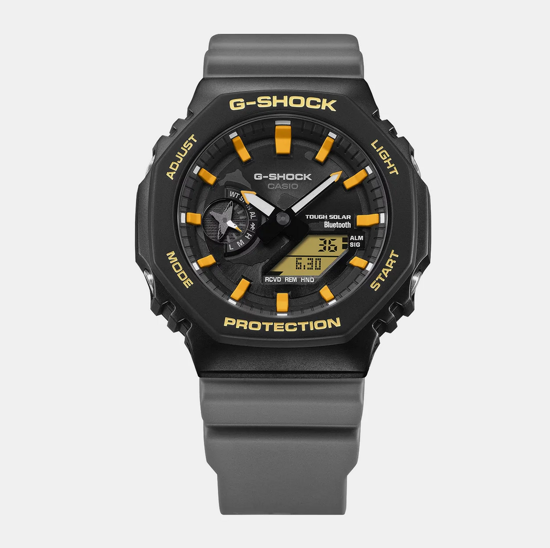 G-shock Men Solar Black Dial Analog-Digital Resin Watch G1757