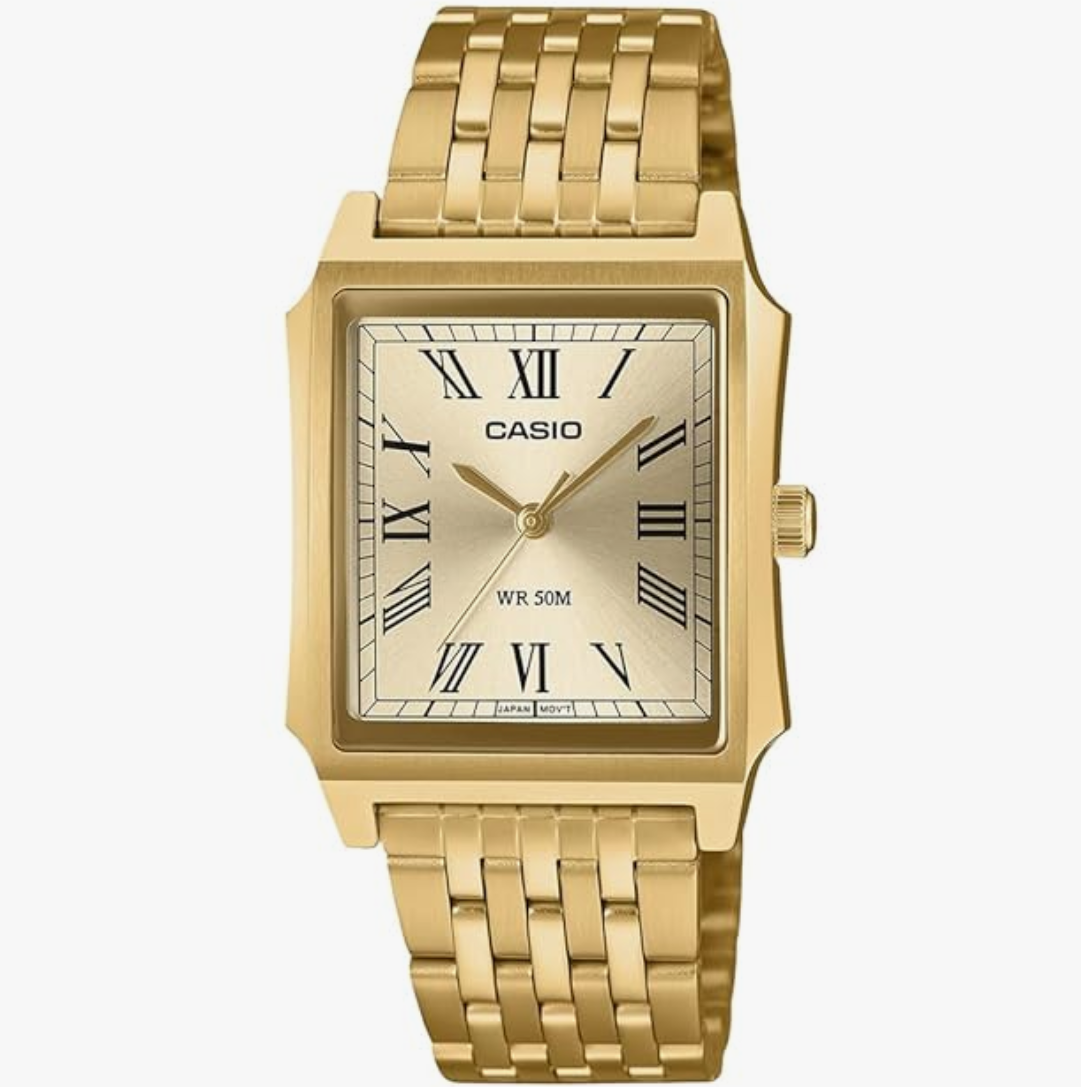 Casio Enticer Men MTP-B190G-9BVDF Analog Gold Watch Men (A2547)