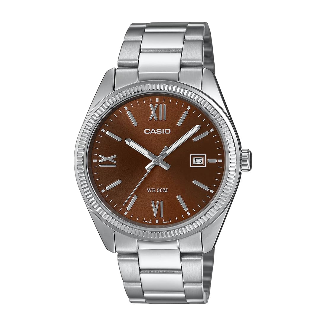 Casio Enticer Men MTP-1302DD-5AVDF Analog Brown Dial Men