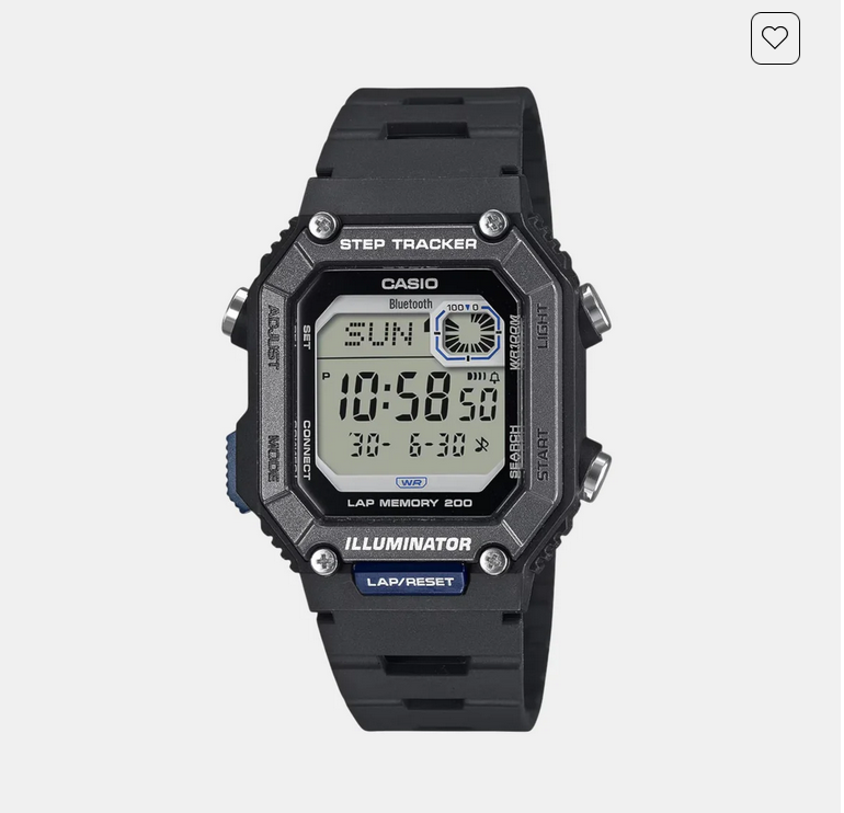 Youth Men Quartz Black Dial Digital Resin Watch D352