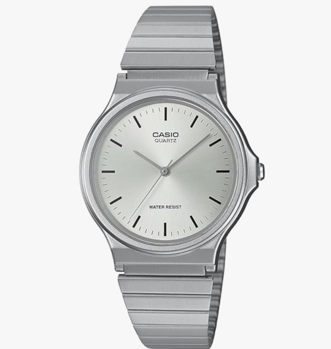 Casio Enticer Ladies Analog Silver Dial Women MQ-24D-7EDF