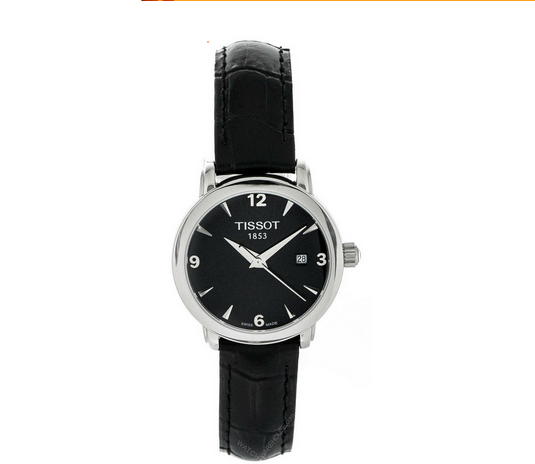 Tissot Everytime Black Dial Ladies Watch