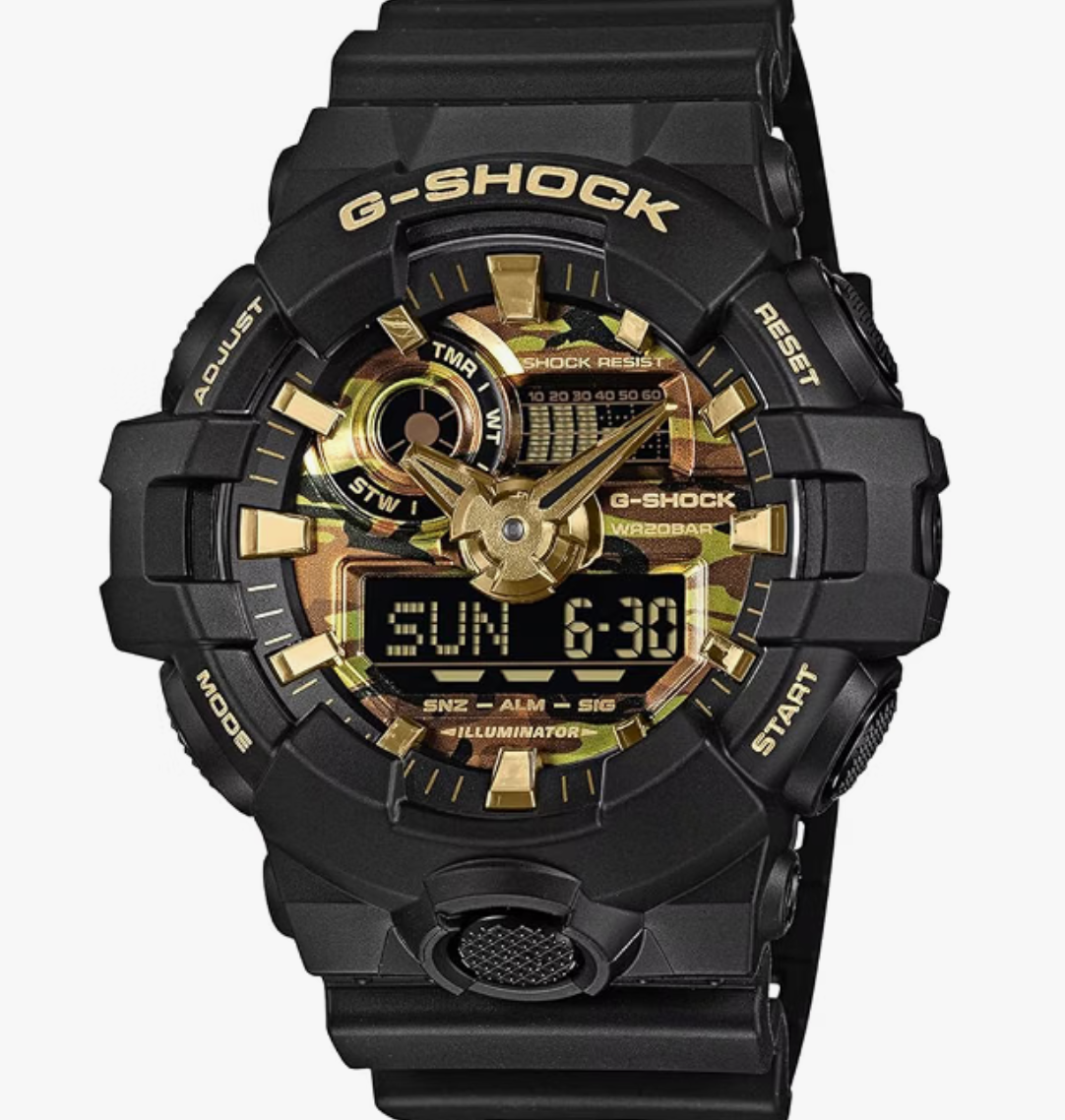 Casio G-Shock GA-700CF-1ADR Analog-Digital Gold Watch Men (G1817)