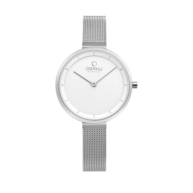 Obaku Analog Silver Dial Women's Watch