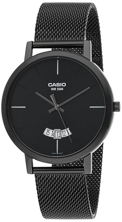 Casio Analog Black Dial Men's Watch-MTP-B100MB-1EVDF