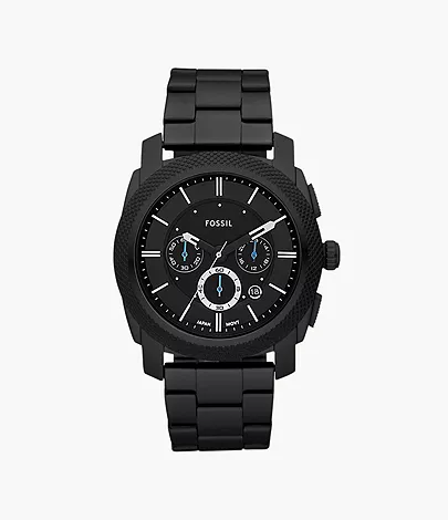 Machine Chronograph Black Stainless Steel Watch