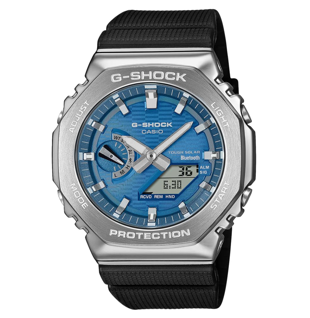 Casio G-Shock GBM-2100A-2BDR Bluetooth Analog-Digital Blue Dial Men