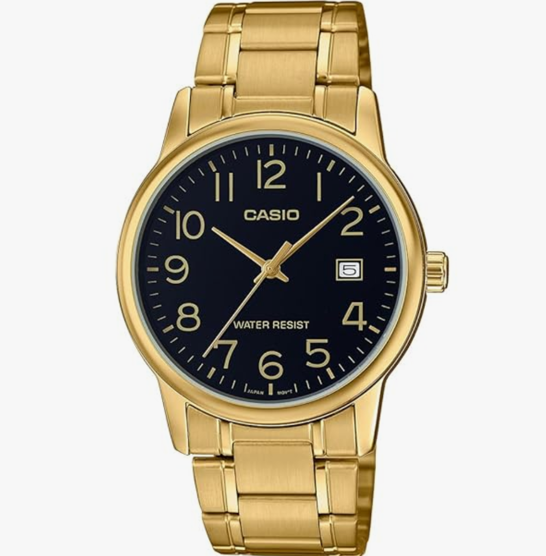 Casio Enticer Men Analog Black Dial Men MTP-V002G-1BUDF