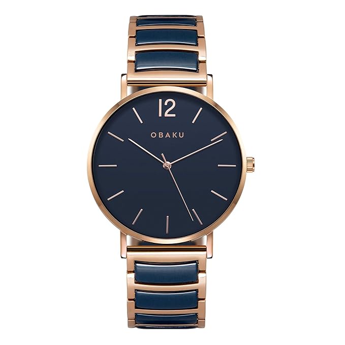 Obaku Mark Sunset Analog Blue Dial Men's Watch