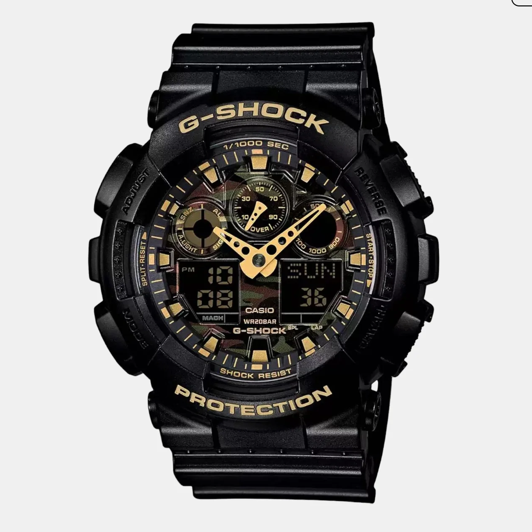 G-Shock Men Quartz Black Dial Analog-Digital Resin Watch G519