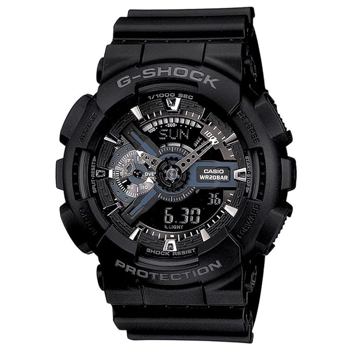 G-Shock GA-110-1BDR Black Analog-Digital Dial Black Resin Strap Men's Watch