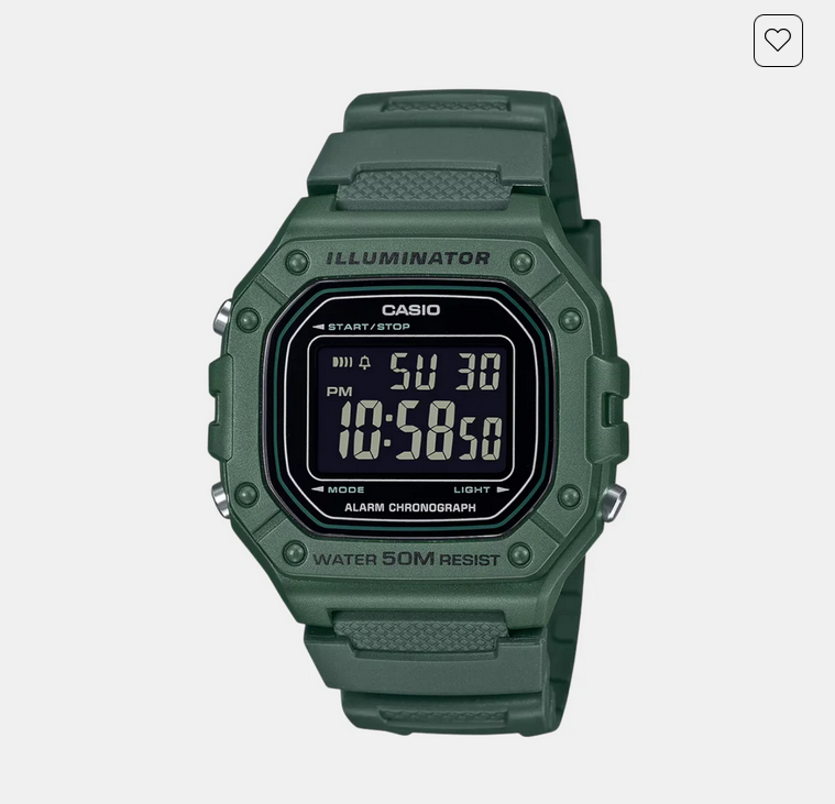 Youth Unisex Quartz Black Dial Digital Resin Watch D394