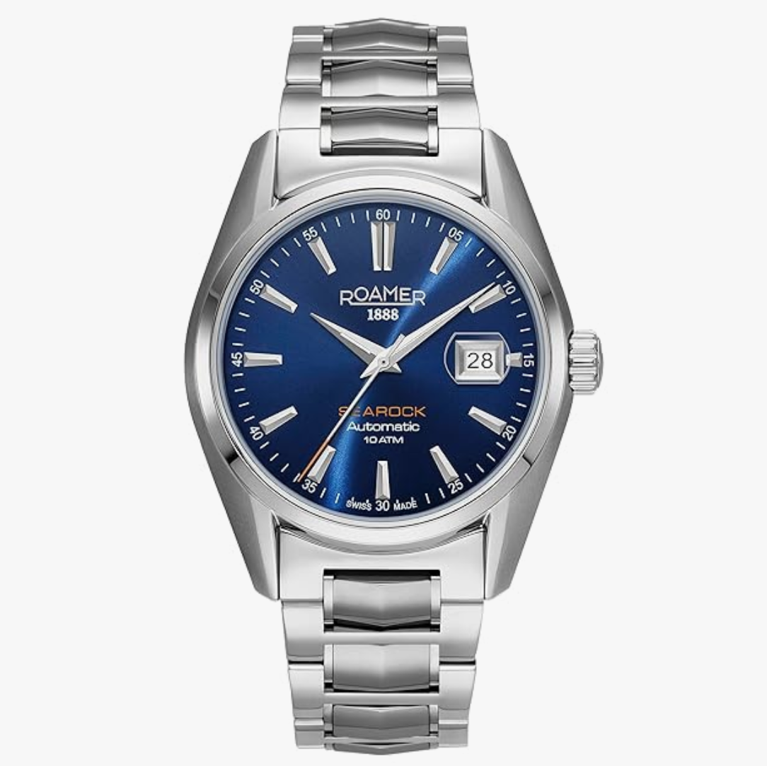 Roamer Analog Blue Dial Men's Watch-210665 41 45 20