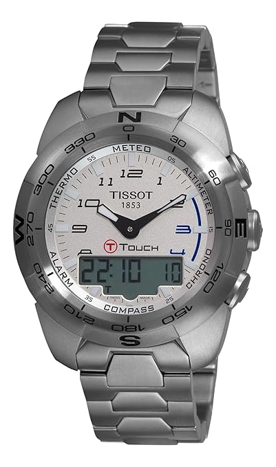 Tissot Men's T-Touch Expert Stainless Steel White Dial Watch