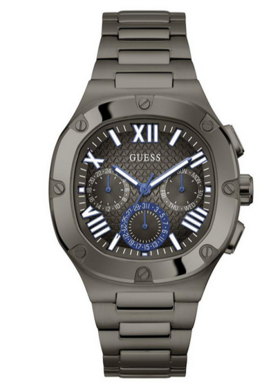 GUESS Headline Analog Watch for Men with Square Dial & Water Resistant Man's Wrist Watches