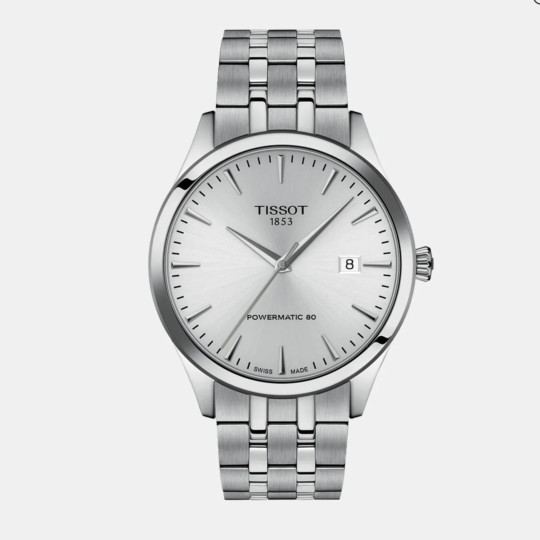 Classic Dream Men Automatic Silver Dial Analog Stainless Steel Watch T1584071103100