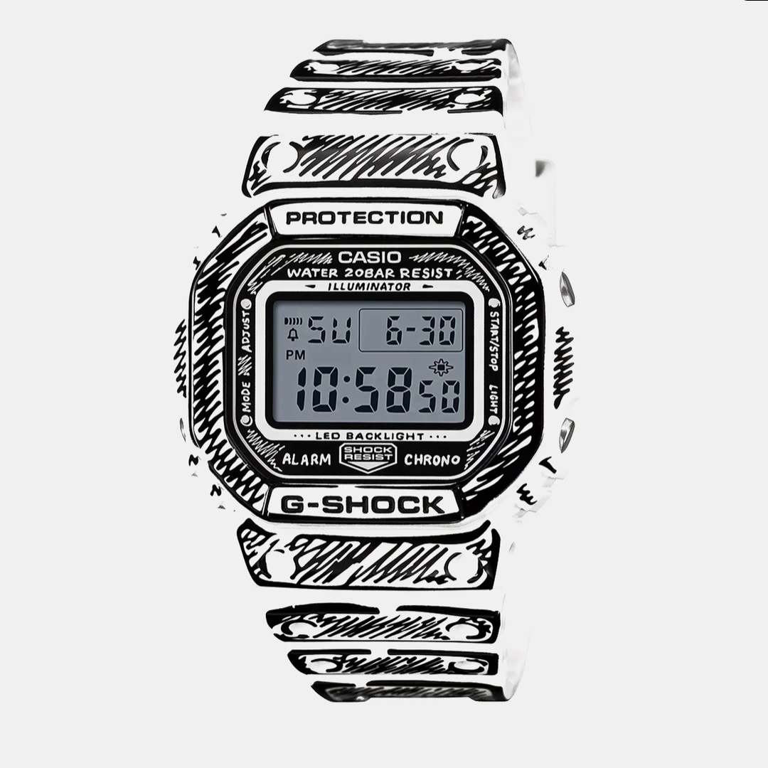 Men Digital Clear Dial Digital Resin Watch G1796