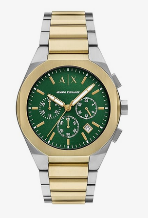 Armani Exchange Analog Gray Dial Men's Stainless Steel Watch