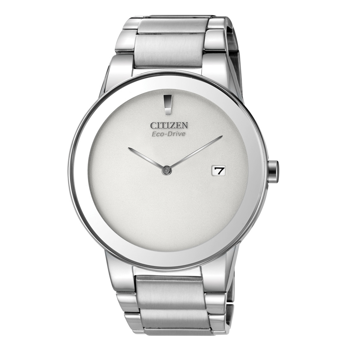 Citizen Eco-Drive Gents Watch White Dial - AU1060-51A