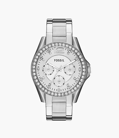 Riley Multifunction Stainless Steel Watch