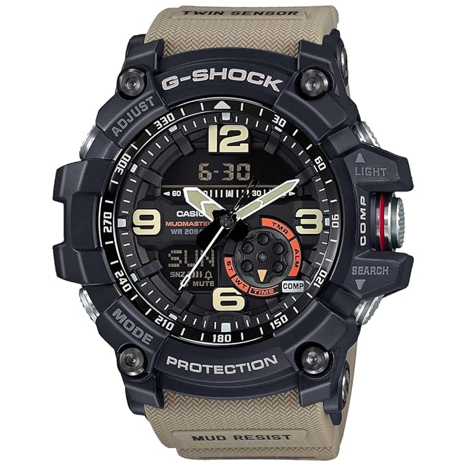 G-Shock GG-1000-1A5DR Black Analog-Digital Dial Brown Resin Strap Men's Watch