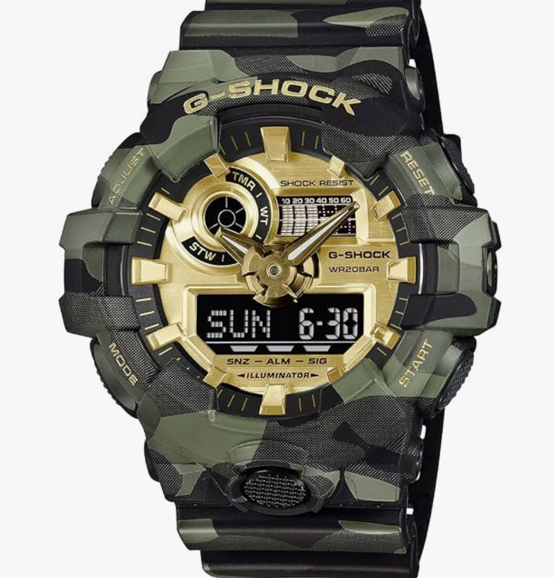 Casio G-Shock GA-700CMG-3ADR Analog-Digital Gold Watch Men (G1806)
