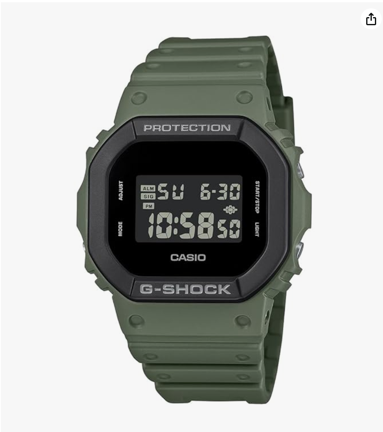 G-Shock Digital Watch - For Men -DW-5610UU-3DR