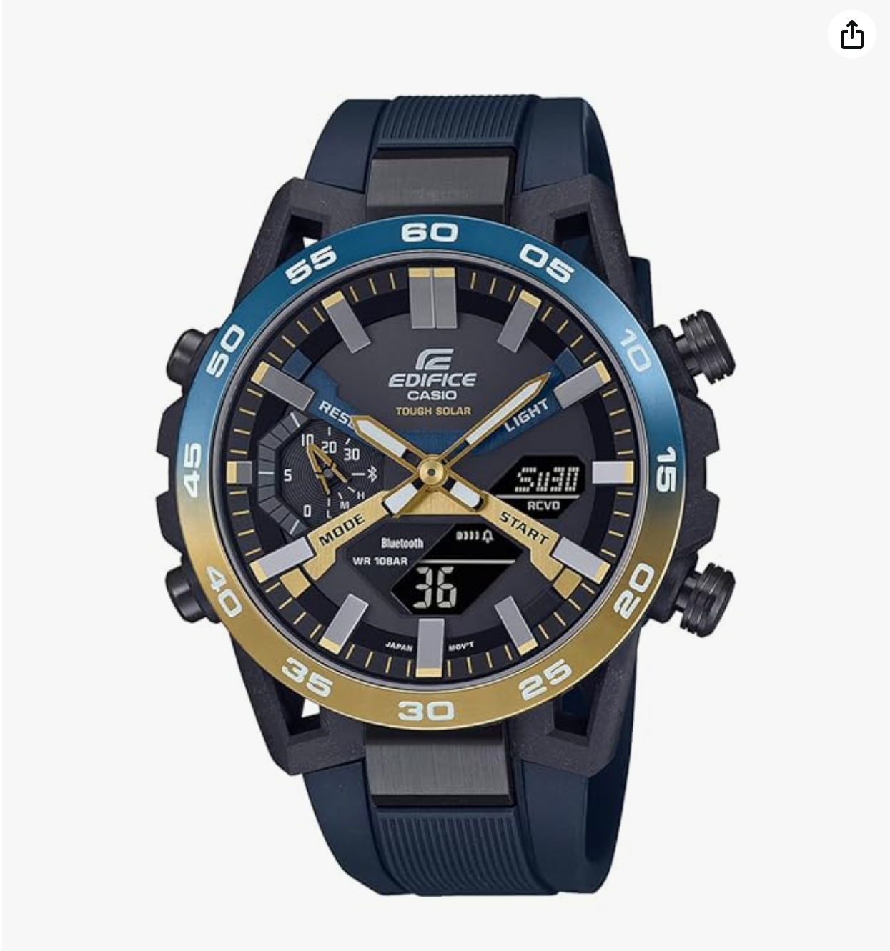 EDIFICE Analog-Digital Watch - For Men -ECB-2000NP-1ADF