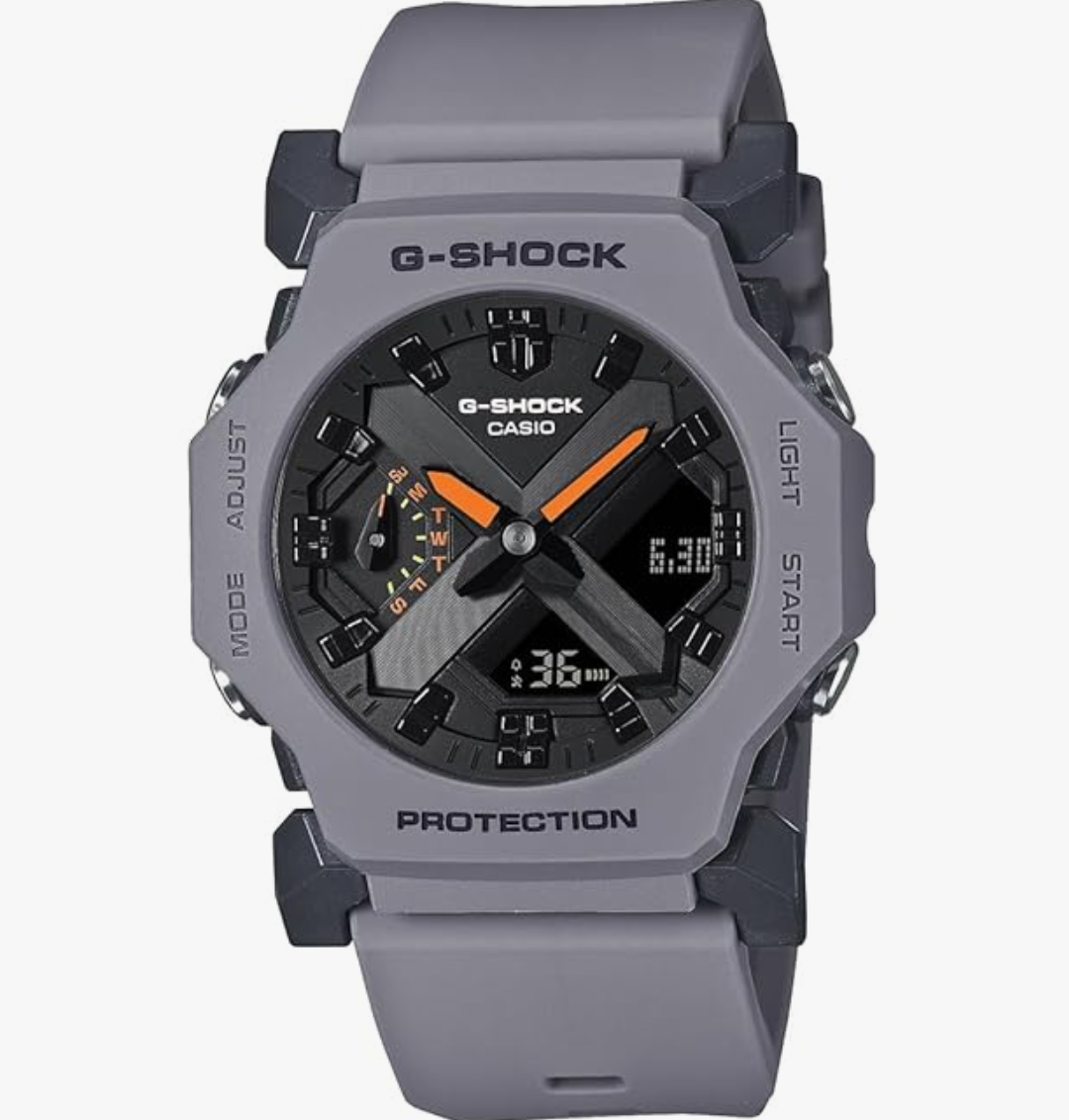 G-Shock Men Quartz Grey Dial Analog-Digital Resin Watch G1701