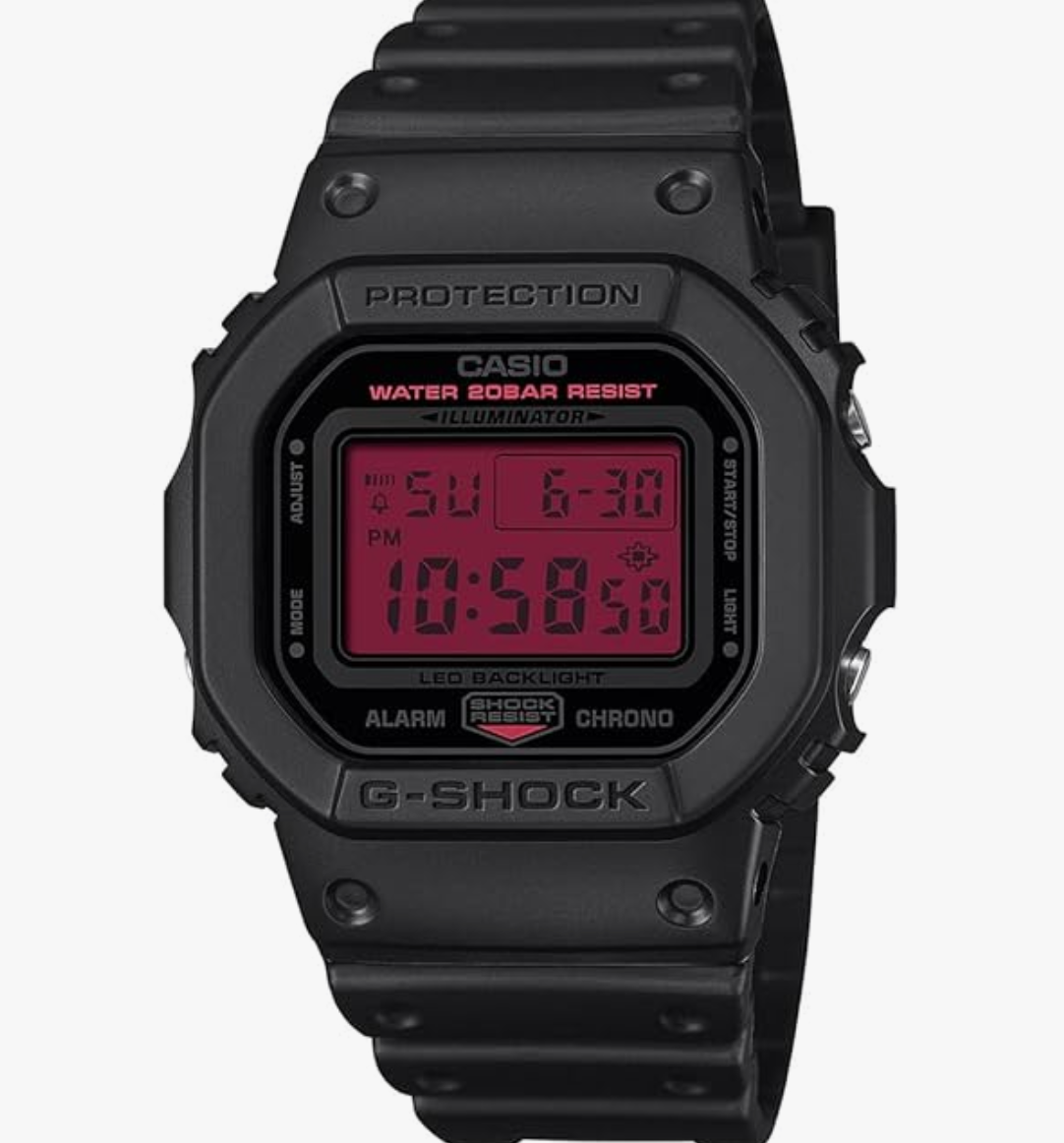Casio G-Shock DW-5600BBR-1DR Digital Red Dial Men (G1706)