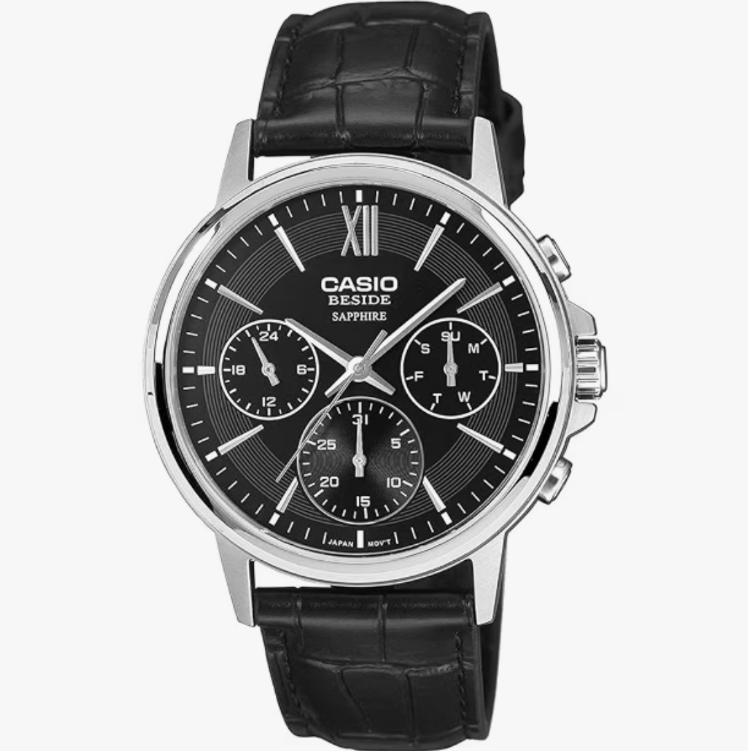 Casio Men BMS-300L-1AVDF Analog Black Watch Men (A2544)