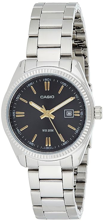 Casio Enticer Ladies Analog Black Dial Women LTP-1302D-1A2VDF