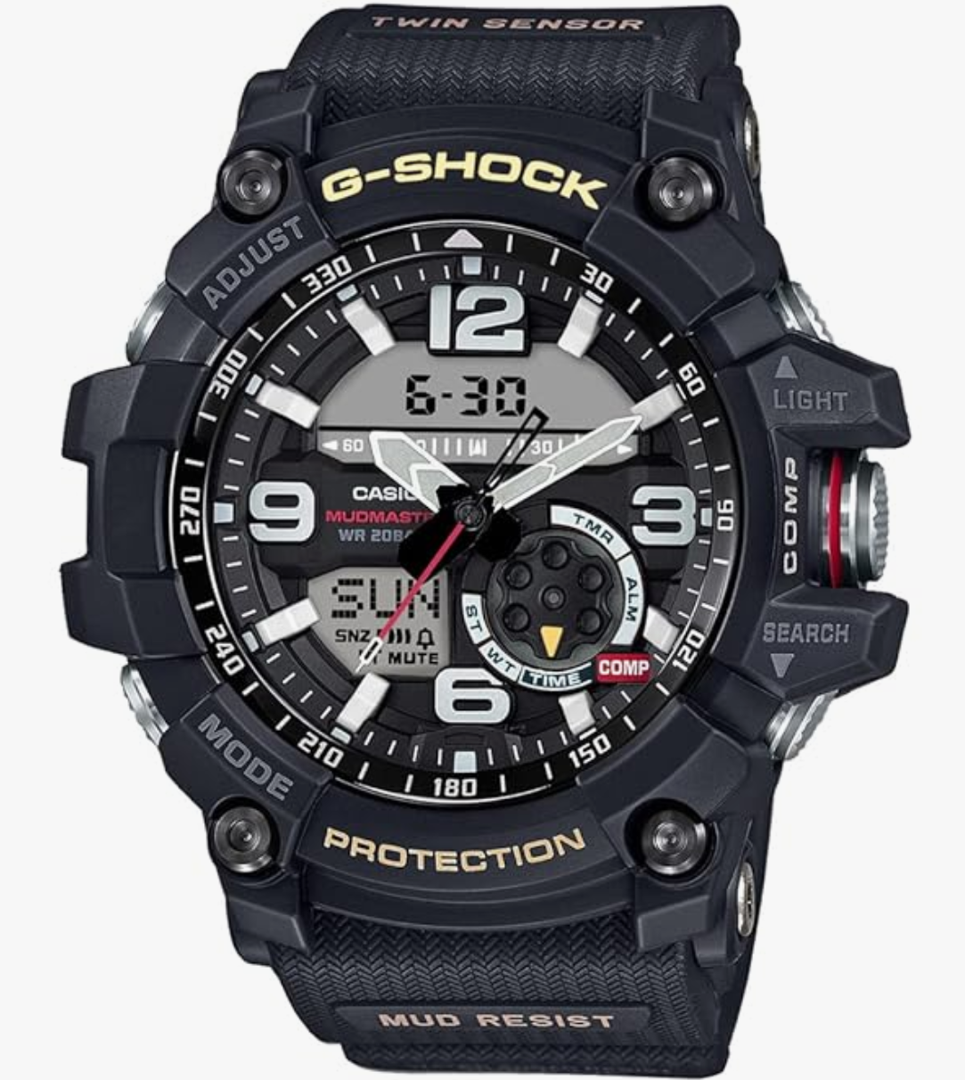 Casio G-Shock GG-1000-1ADR Analog-Digital Black Dial Men Watch Black Resin Strap (G660)